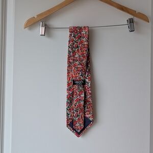 Liberty Pink Floral Tie with Multicolor Bouquet